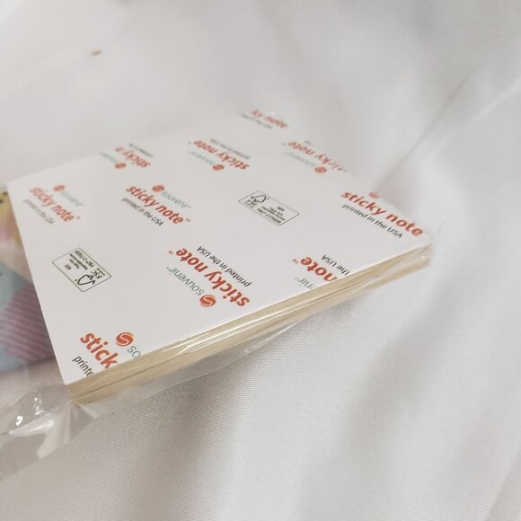 NEW 3" X 3" "You Cant Park For Shit" Sticky Note Pad - Picture 2 of 4